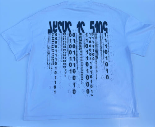 LNF Matrix Oversized T-shirt Black and Blue